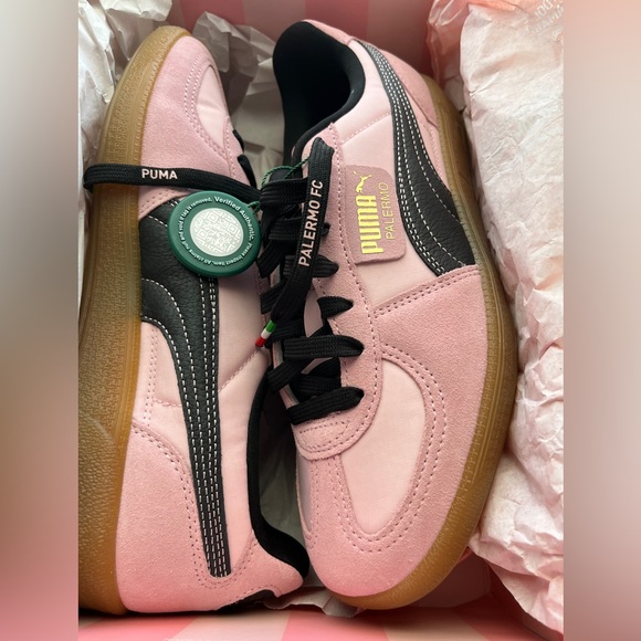 Puma Shoes - Puma Palermo FC pink shoes 9.5 women’s